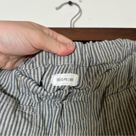 High Waist Striped Women's‎ Shorts - Picture 3 of 4